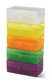 Cutii criogenice, culori asortate, PP, 50 de poziții, 5 bucăți