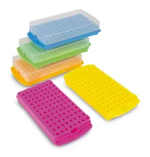 Suport Rotilabo®-microcentrifuge 2 în 1, PP, sortat, dublu-față, 96 orificii