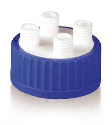 Multidispenser pentru sticle GLS 80, PTFE, 4 gâturi cu filet GL 18, 1 bucată