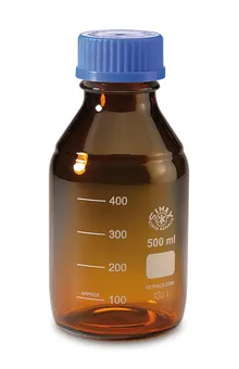 Sticle cu gât Rotilabo®-screw, 250 ml, sticlă borosilicată, maro, GL 45
