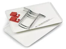 Tăvi Rotilabo®-instrument, MF, L 190 x l 150 x H 17 mm, 2 buc.