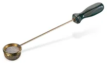 Lingură pentru sodiu, cupă din cupru, plasă, Ø 25 mm, lungime totală 180 mm, 1 buc.