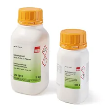 Hidroxid de potasiu, min. 85 %, Ph.Eur., pelete, 5 kg, plastic