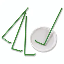 Spreader celule bacteriene, în formă de L, ABS, steril, L 172 x W 37x Ø 4 mm