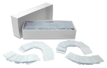 Lamele de acoperire din plastic, 22 x 22 mm, grosime 0.157 mm, 1000 bucăți