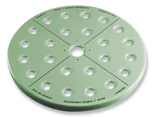 Placă de exicator pentru exicator din PC, combinație metal-ceramică, 1 bucată