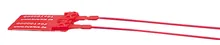 Sigilii de protecție, 260 mm, Ø 2 mm, roșu, 10 bucăți