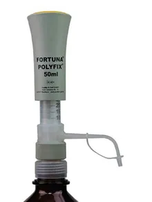 Dozator FORTUNA® POLYFIX®, 10-50 ml, piston învelit în PTFE, 1 bucată