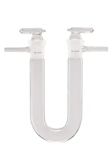 Tub de uscare, în formă de U cu robinete NS, din DURAN®, NS 19/26, 150 mm