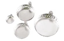 Capsule de aluminiu Rotilabo® cu mâner, Ø 57 mm, 60 ml, 1000 bucăți