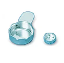 Capsule de aluminiu Rotilabo®-micro, formă rotundă, 0.35 ml, 13 x 3.5 mm, 100 bucăți