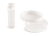 Tub pentru spută cu dopuri de presare, 16 ml, Ø 22 mm, H 62 mm, 1000 bucăți