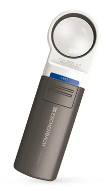 Lupă de buzunar iluminată, de 12.5 ori, cu LED lumină albă, 52 mA, 1 bucată