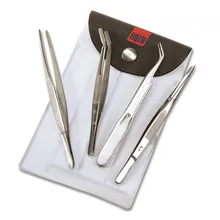 Set de pensete Rotilabo®, 4 pensete din oțel inoxidabil în carcasă, 1 bucată
