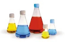 Balon Erlenmeyer steril de unică folosință, fără deflector, 500 ml, 12 bucăți