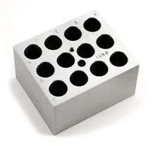 Bloc interschimbabil pentru eprubete, pentru 12 eprubete/fiole de probă Ø 16 mm