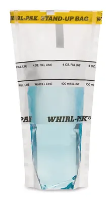 Pungi pentru probe, autoportante, LDPE, sterile, Whirl-Pak®, L75xÎ185mm, 120 ml