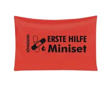 Mini-set de prim ajutor, albastru, 135 x 95 mm, 1 buc.