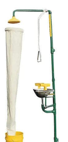 Tester Sekuroka®-shower, furtun sintetic, Ø superior 28, inferior 12 cm, 1 set