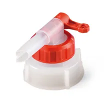 Robineți FLUXX®-dispensing pentru canistră, PE, capac DIN 51, orificiu de ieșire Ø 13 mm, 3 bucăți