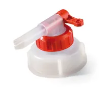 Robineți FLUXX®-dispensing pentru canistră, PE, capac DIN 61, orificiu de ieșire Ø 13 mm, 3 bucăți