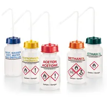 Flacon de spălare Rotilabo®-wide cu gât, LDPE, cu imprimare, izopropanol, 500 ml