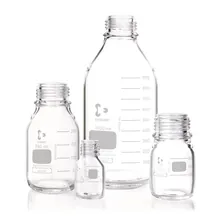 Flacon cu filet, transparent DURAN®,, fără inel de turnare + capac, 15000ml