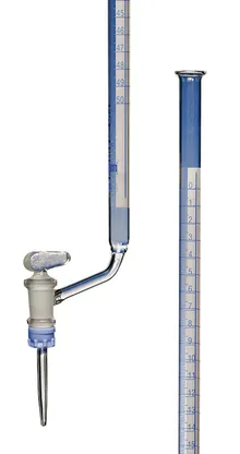 Biurete cu dungi Schellbach, cl. AS, robinet de sticlă DURAN®, lateral, 50 ml