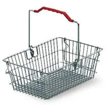 Coș de mână, finisaj cromat de zinc, 7 l, 1 bucată