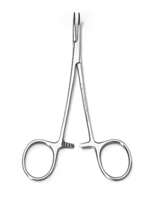 Micro-pensă, oțel inoxidabil, tip Micro-Halsted, curbată, 125 mm, 1 bucată