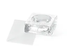 Cuvă microscopică, sticlă clară, L 40 x W 40 x H 16 mm, incl. lamelă, 1 bucată