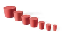 Rotilabo®-stoppers din cauciuc nat., Ø bază 36 mm, Ø vârf 44 mm, H 40 mm