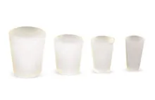 Rotilabo®-stoppers din cauciuc silic., Ø bază 87 mm, Ø vârf 100 mm, H 65 mm