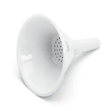 Pâlnie Hirsch 126 din porțelan, Ø placă filtrantă 9 mm, H 45 mm, 1 buc.