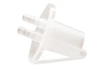 Dop cu șlif conic, PP, NS 29/32, conexiuni (2x) Ø 8 mm