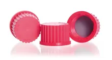Capace cu filet din PBT, roșii, GL 32, Ø 42 x H 26 mm, 10 bucăți