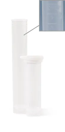 Eprubetă, 10 ml, alb, cu sigiliu de inviolabilitate, 250 bucăți