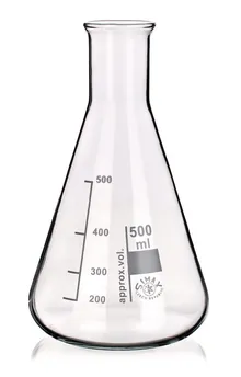 Balon Erlenmeyer Rotilabo®-narrow gât îngust, sticlă borosilicată 3.3, 200 ml, conform DIN