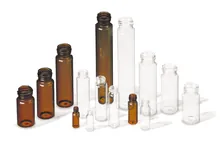 Flacoane Rotilabo®-storage, 5 ml, sticlă brună, ND15, Ø 17 x H 61 mm, 100 buc.