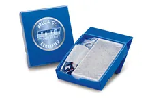 Kituri de flacoane certificate ND9, flacon cu filet scurt, sticlă maro, cu spațiu de etichetare, 1,5 ml