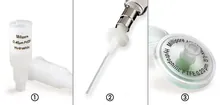 Filtre seringă Millex® Politetrafluoroetilenă (PTFE) hidrofobă, 0,45 µm