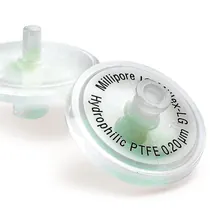 Millex® unități de filtrare PTFE IC, tip LH, dimensiunea porilor 0.45 µm, membrană Ø 25 mm