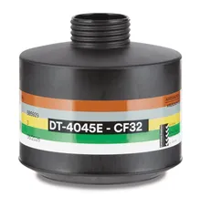 Filtru respirator DT-4045E, maro/gri, galben/verde/alb, Tip A2B2E2K2-P3