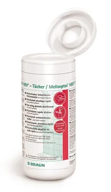Șervețele Meliseptol® HBV, cutie conținând 100 de șervețele, 1 bucată