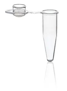 Flacoane de reacție PCR, 0,2 ml, capace convexe atașate, 1000 bucăți