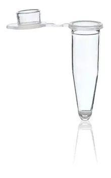 Flacoane de reacție PCR, 0,2 ml, capace plate atașate, 1000 bucăți