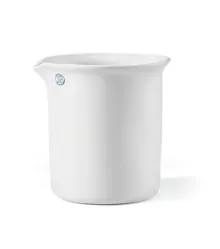 Moja Rotilabo®-beaker, din porțelan glazurat, scurtă, cu cioc, vol. 950 ml