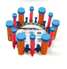 Suport pentru 6 eprubete de centrifugă, 15/50 ml, 12 eprubete 1.5/2.0 ml, 1 bucată