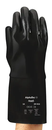 Mănuși de protecție chimică, AlphaTec® 09-924, mărimea 10, 1 pereche