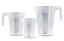 Pahar gradat, PP, stivuibil, 250 ml, 1 bucată
